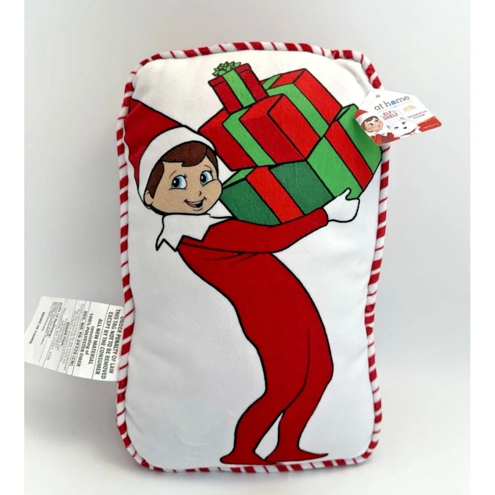 Original the Elf on the Shelf Christmas Throw Pillow Plush Soft New